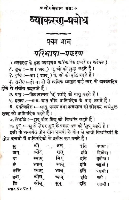 Sanskrit Vyakarana Prabodha